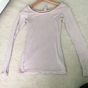 H&M light pink long sleeve